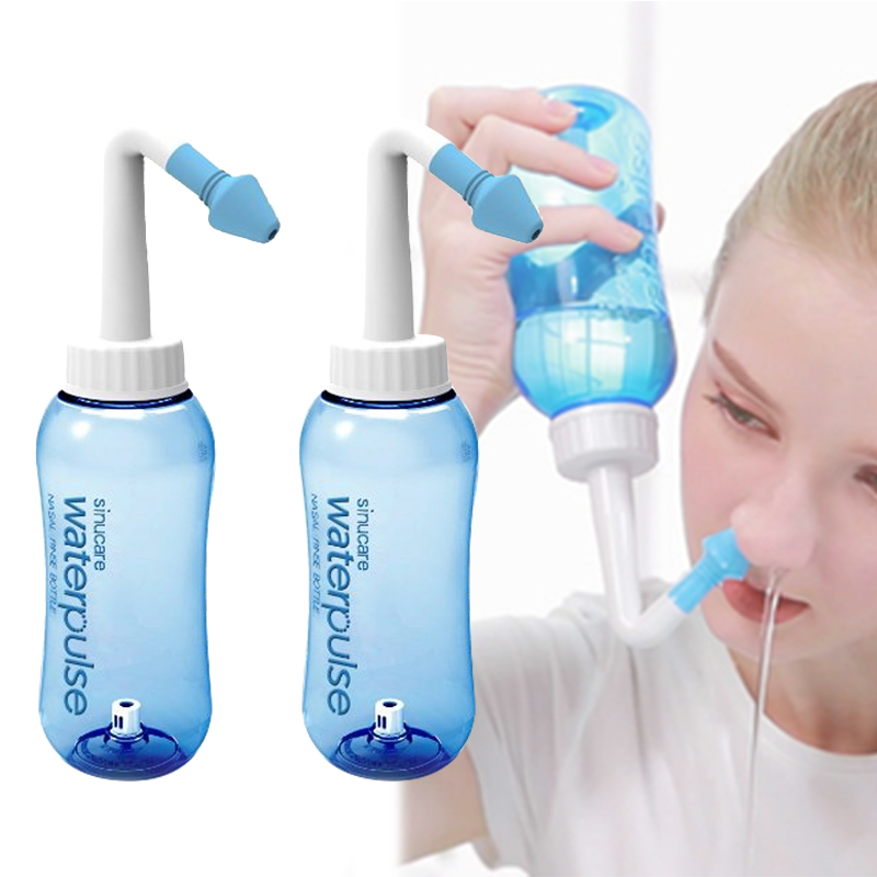 Neti Pot Nasal Rinse - Irrigador Nasal de 300 ml, Botella