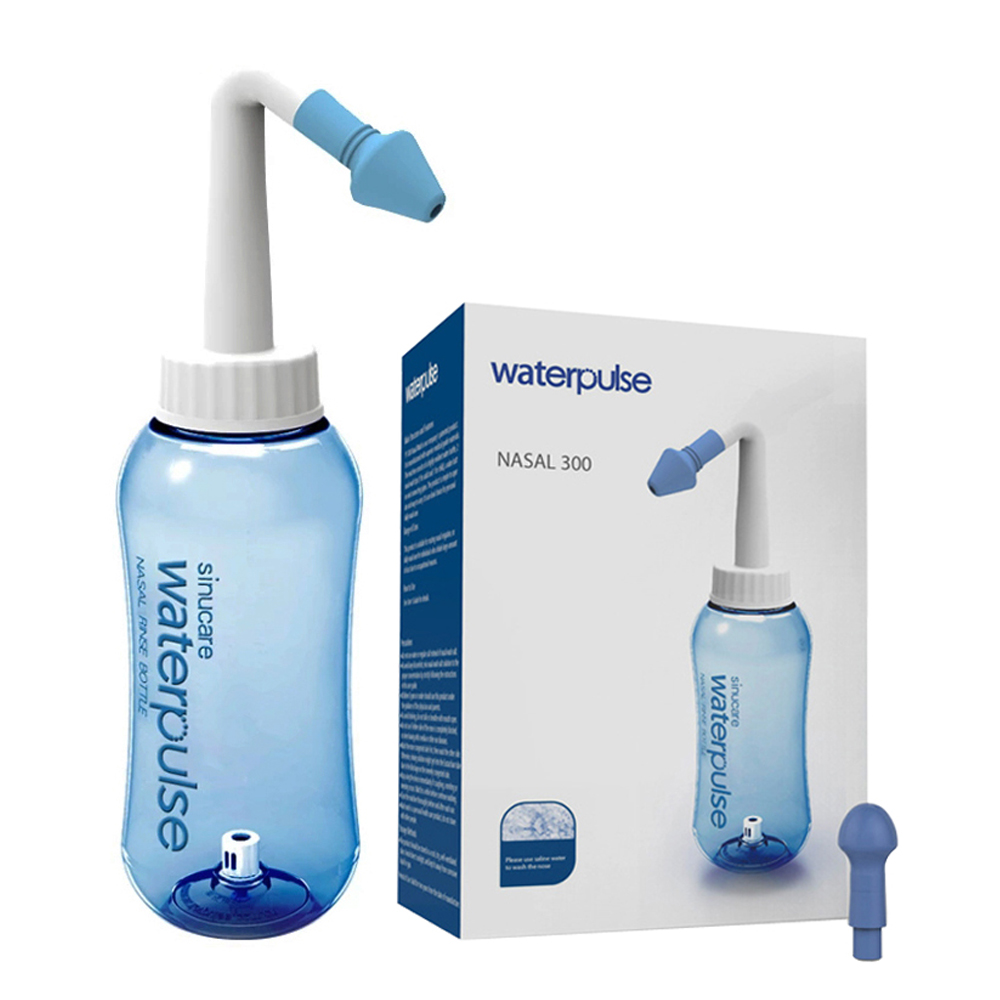 Neti Pot Nasal Rinse - Irrigador Nasal de 300ML, Botella de