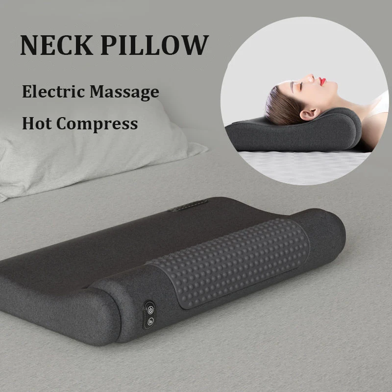 Neck Traction Pillow - Almohada de masaje eléctrico para el