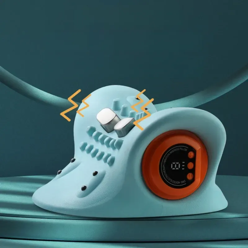 Neck Traction Pillow - Masajeador Eléctrico Cervical con Tracción, Vibración