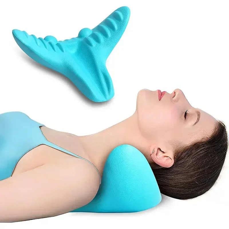 Neck Traction Pillow - Relaxador de cuello y hombros, dispositivo