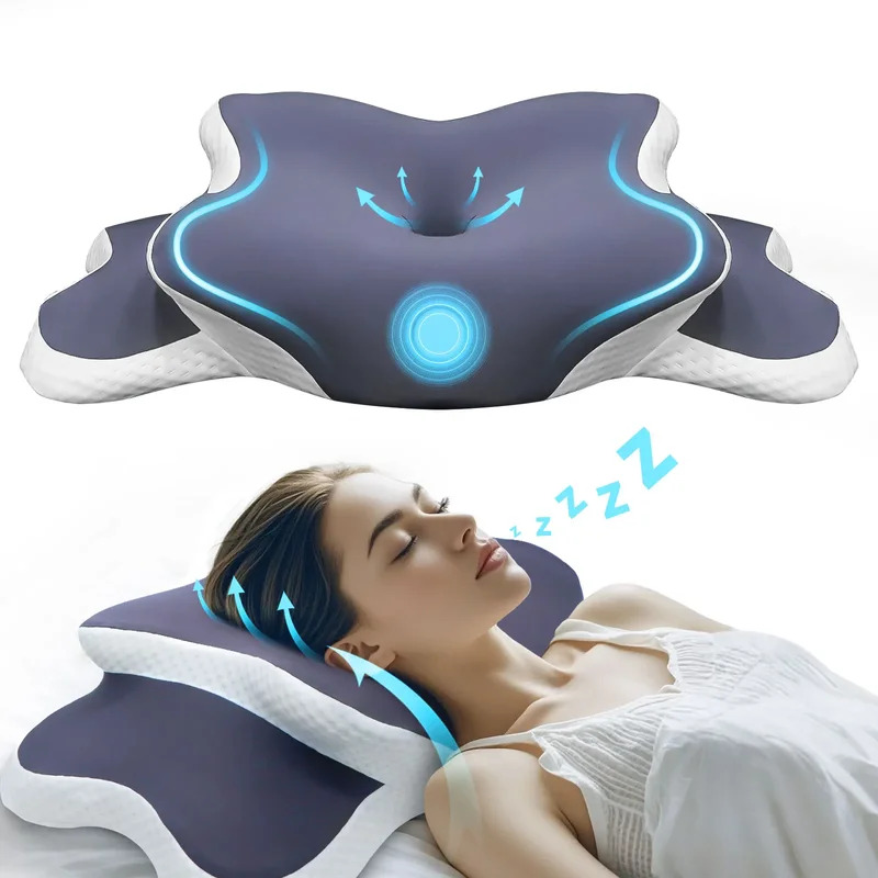 Neck Traction Pillow - Almohada de Espuma Viscoelástica, Almohada Cervical