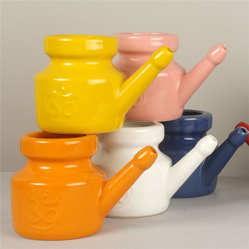 【EN STOCK】Jarra de cerámica Ne - Neti Pot Nasal Rinse reseña y precio