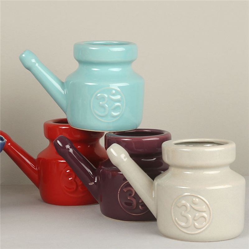 【EN STOCK】Jarra de cerámica Ne - Neti Pot Nasal Rinse reseña y precio