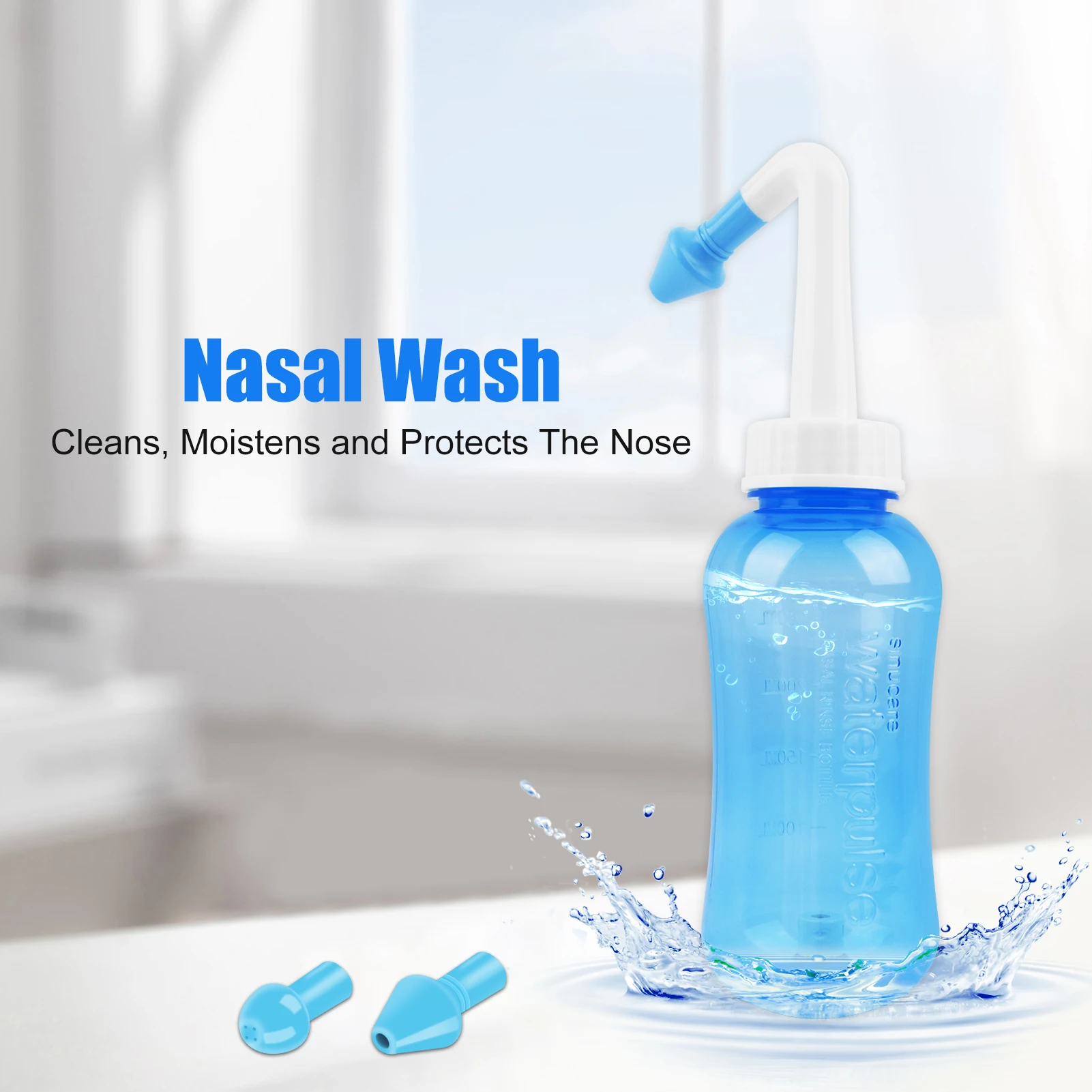 Limpiador de lavado de nariz d - Neti Pot Nasal Rinse reseña y precio