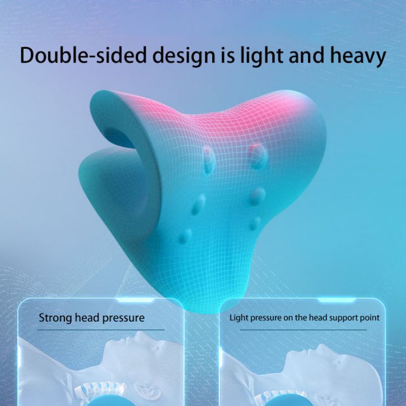 Camilla relajante para cuello  - Neck Traction Pillow reseña y precio