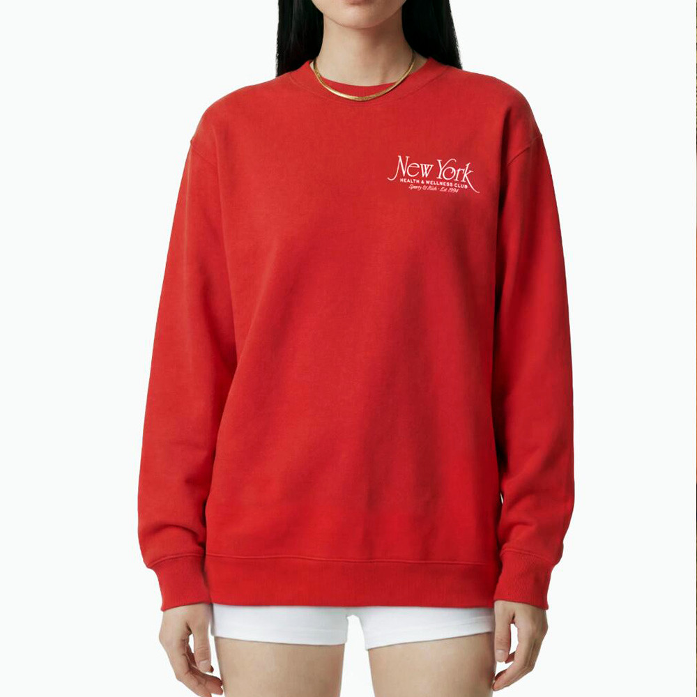 Sudadera Roja para Mujer con E - Health Wellness Club reseña y precio