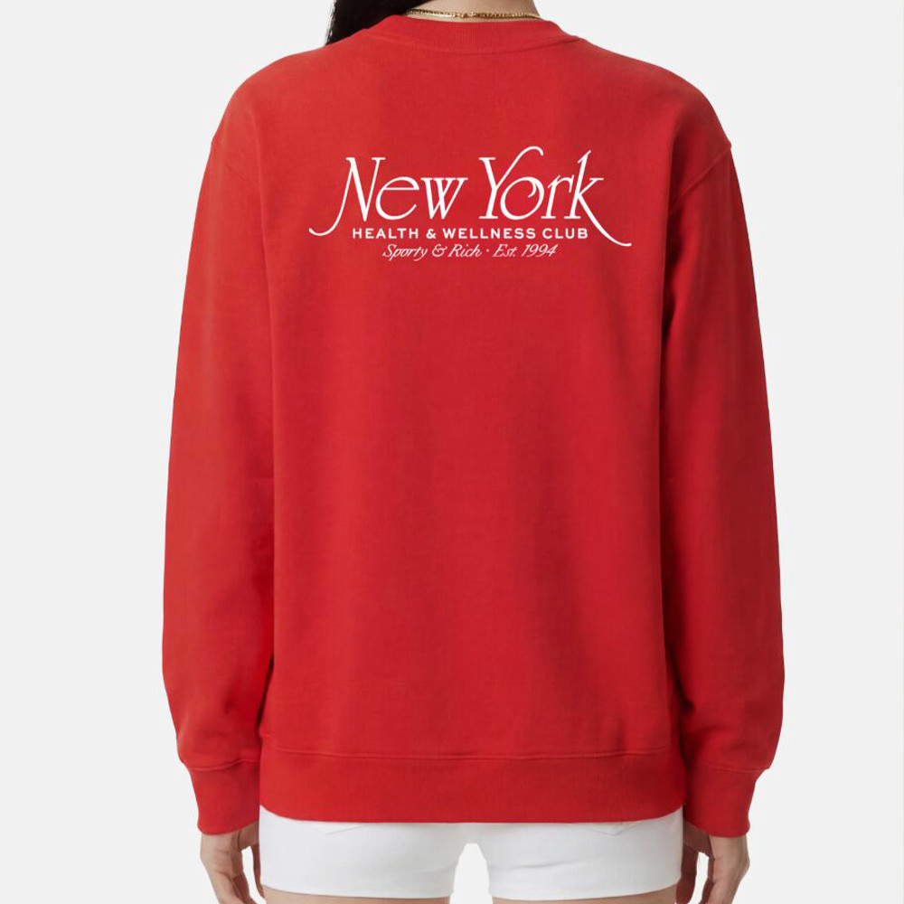 Sudadera Roja para Mujer con E - Health Wellness Club reseña y precio