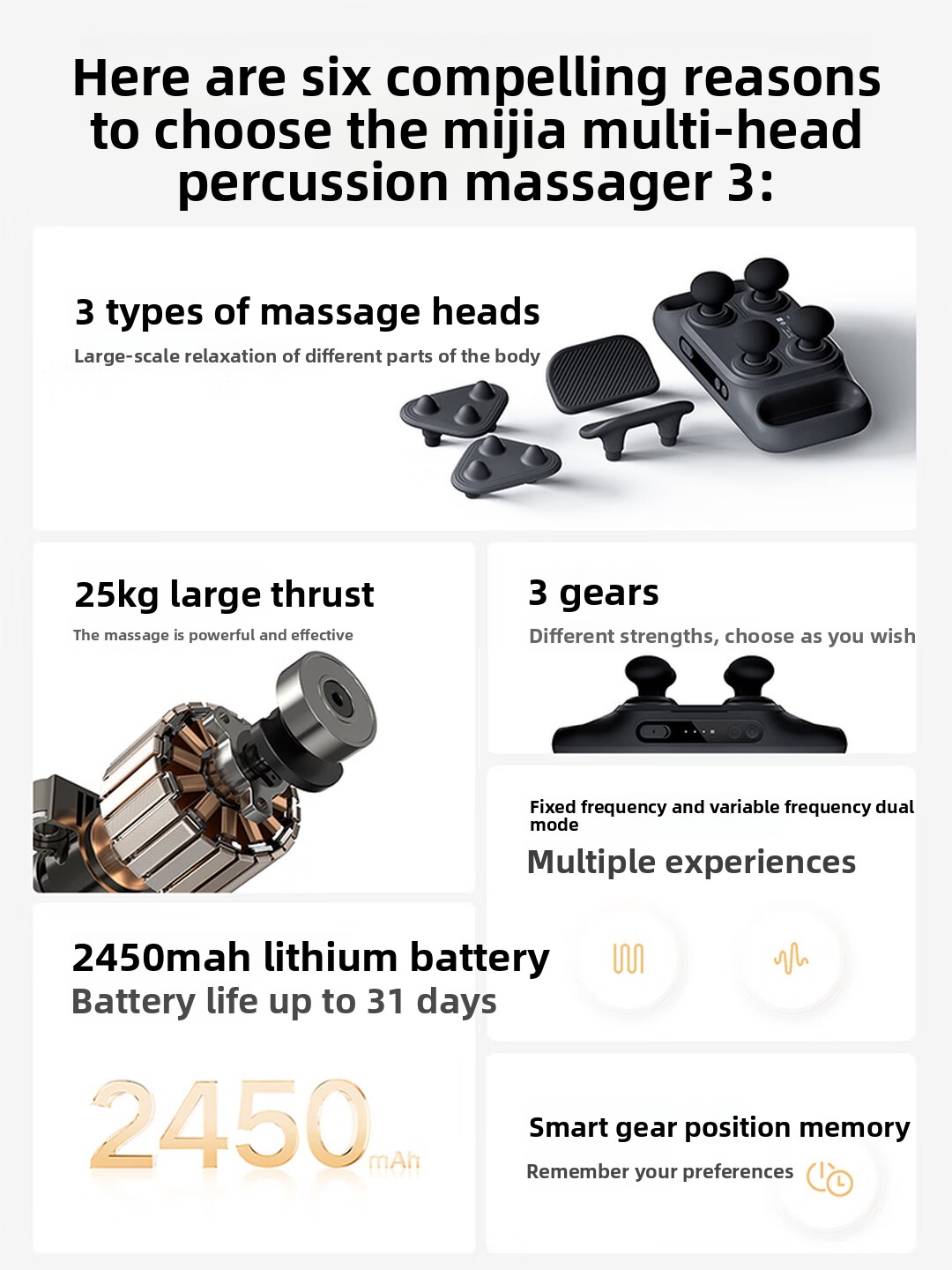 Pistola de Masaje Mijia Multi- - Massage Gun Deep Tissue reseña y precio