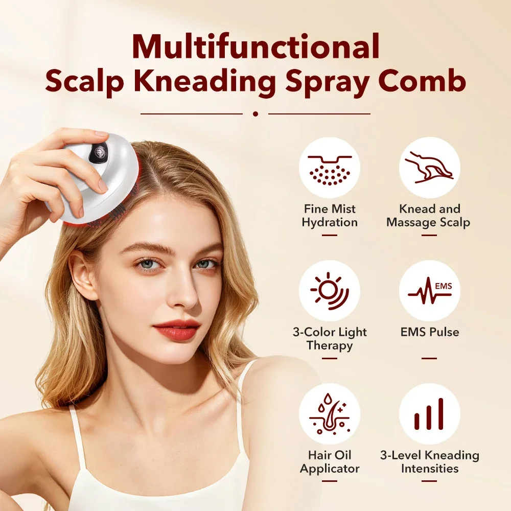 Masajeador de Cuero Cabelludo  - Scalp Massager Electric reseña y precio