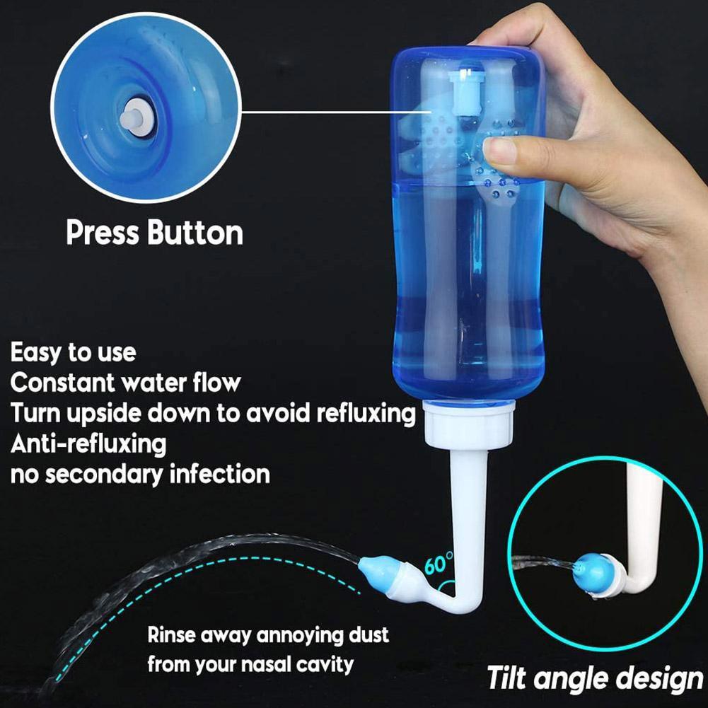 Botella de 300 ml para Lavado  - Neti Pot Nasal Rinse reseña y precio