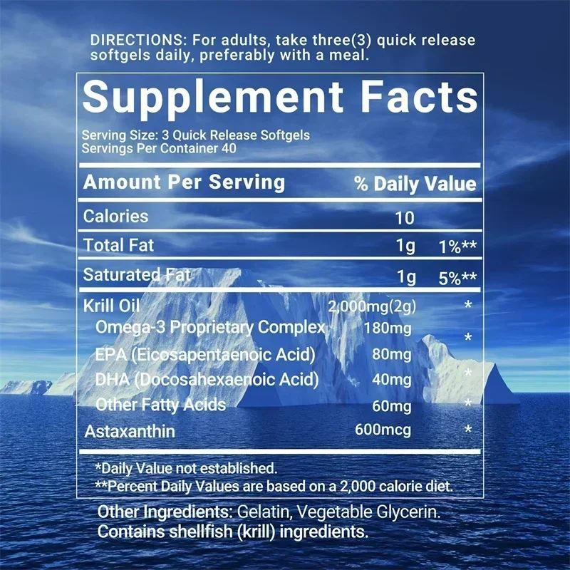 Cápsulas de aceite de Krill an - Pa Health & Wellness Zoominfo reseña y precio