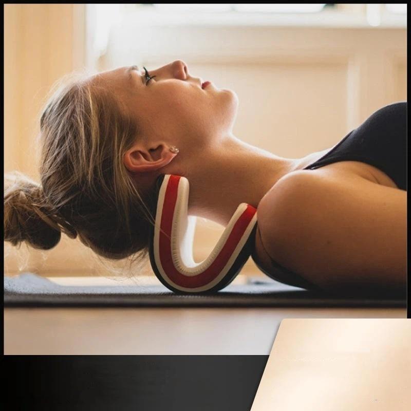 Relajador de cuello y hombros, - Neck Traction Pillow reseña y precio