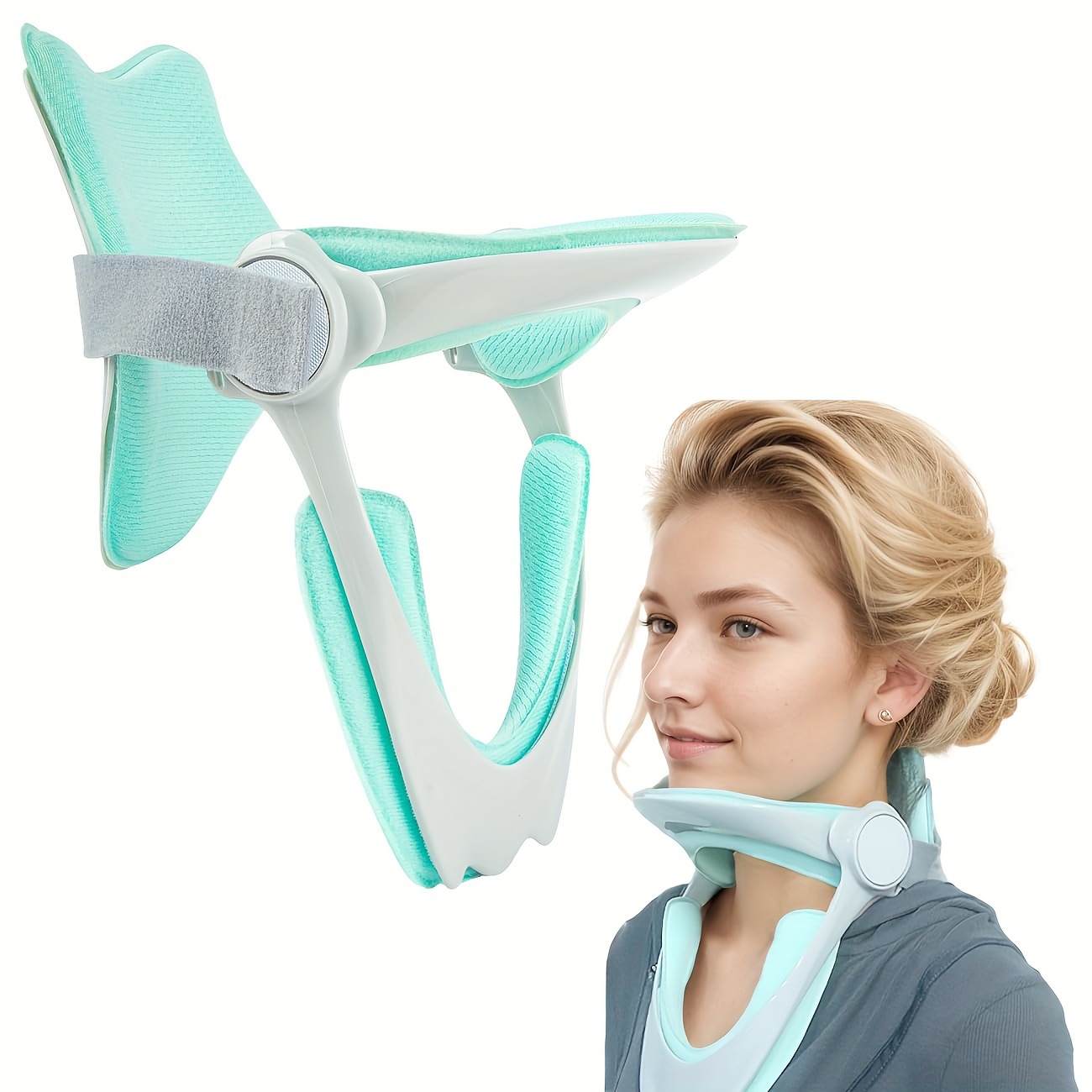 Almohada ergonómica de soporte - Neck Traction Pillow reseña y precio