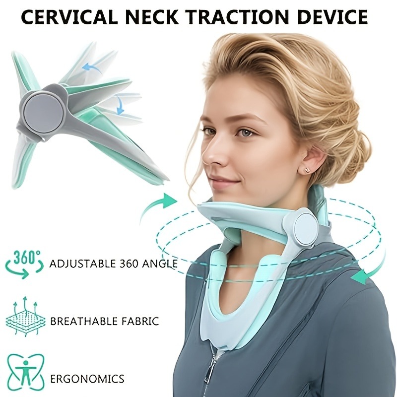 Almohada ergonómica de soporte - Neck Traction Pillow reseña y precio