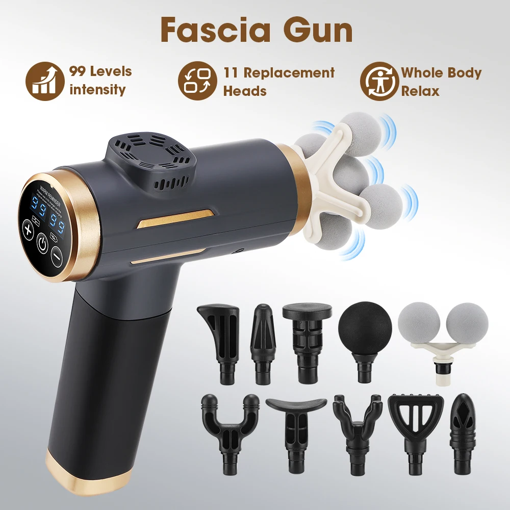 Pistola de Masaje Muscular Elé - Massage Gun Deep Tissue reseña y precio