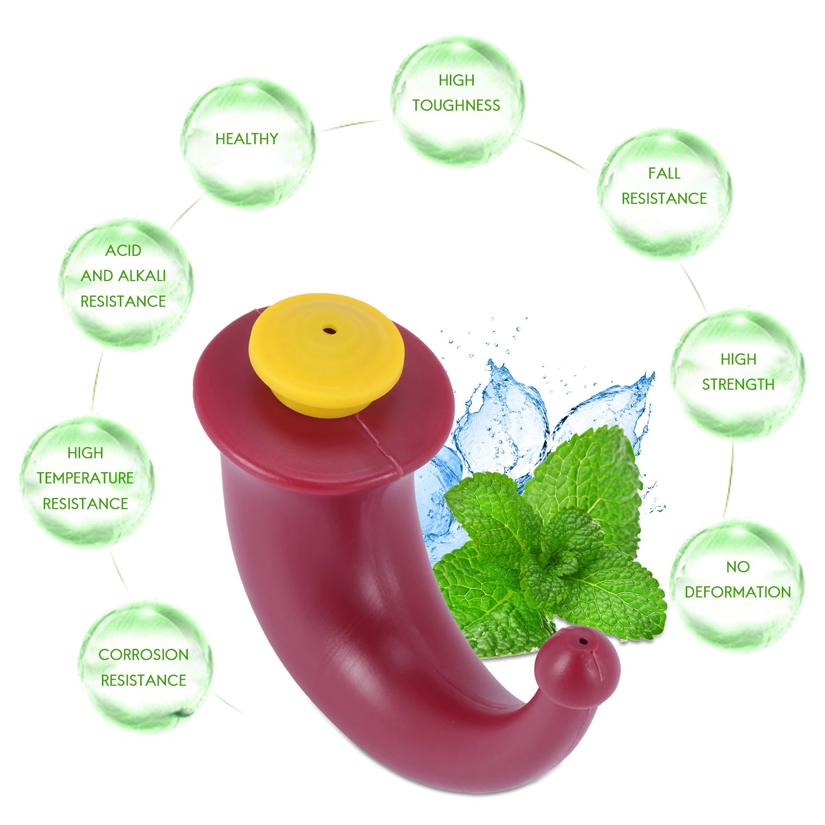 Olla de enjuague Nasal para Yo - Neti Pot Nasal Rinse reseña y precio