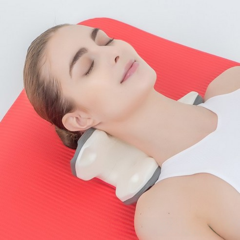 Almohada cervical de espuma EV - Neck Traction Pillow reseña y precio