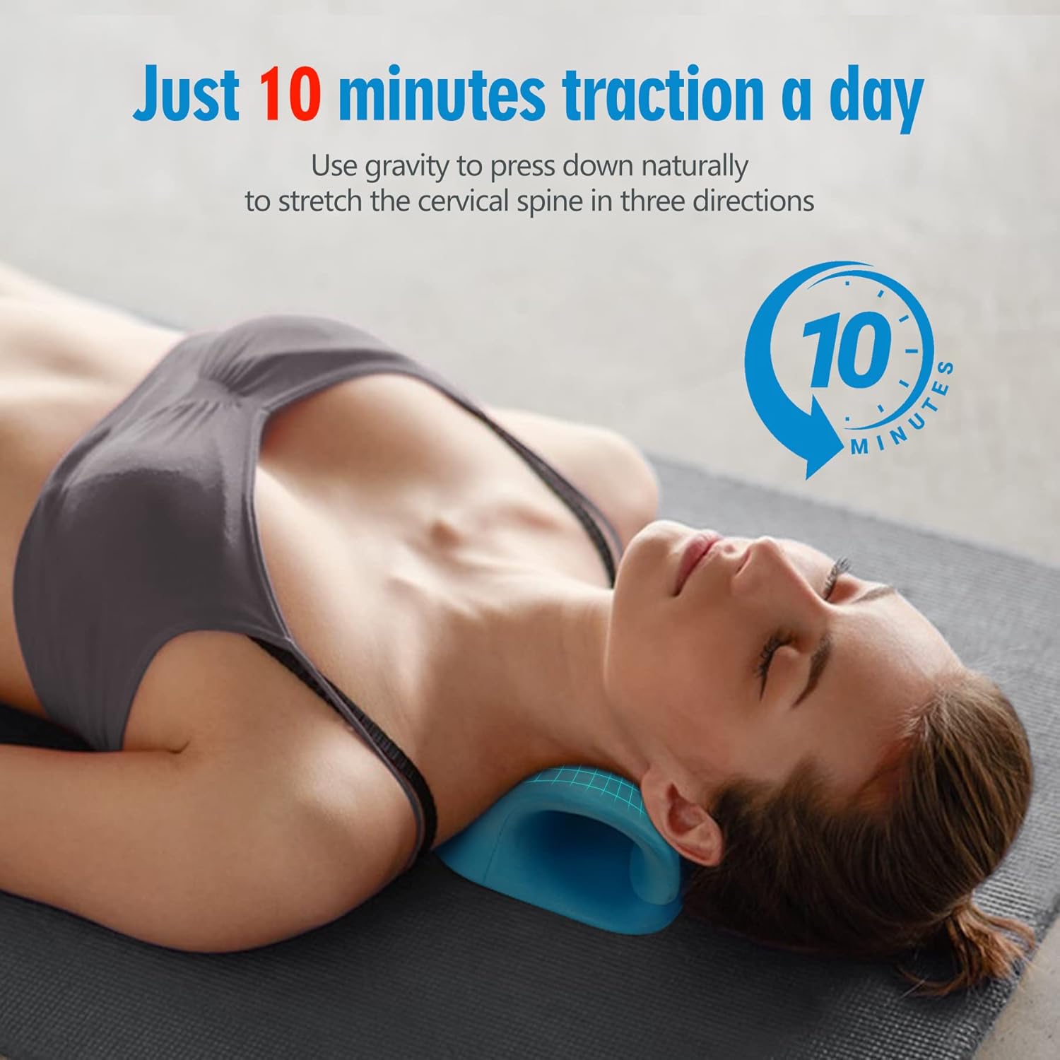Almohada de Tracción Cervical  - Neck Traction Pillow reseña y precio