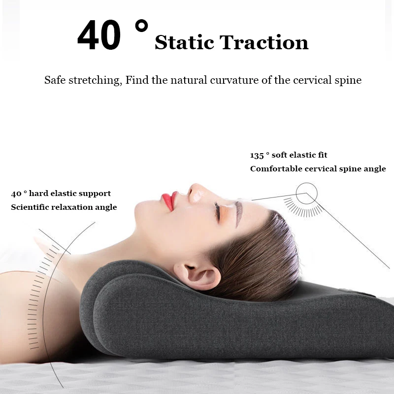 Almohada de masaje eléctrico p - Neck Traction Pillow reseña y precio