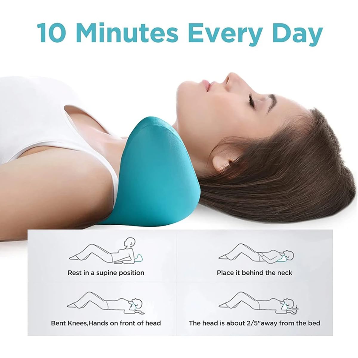Relaxador de cuello y hombros, - Neck Traction Pillow reseña y precio