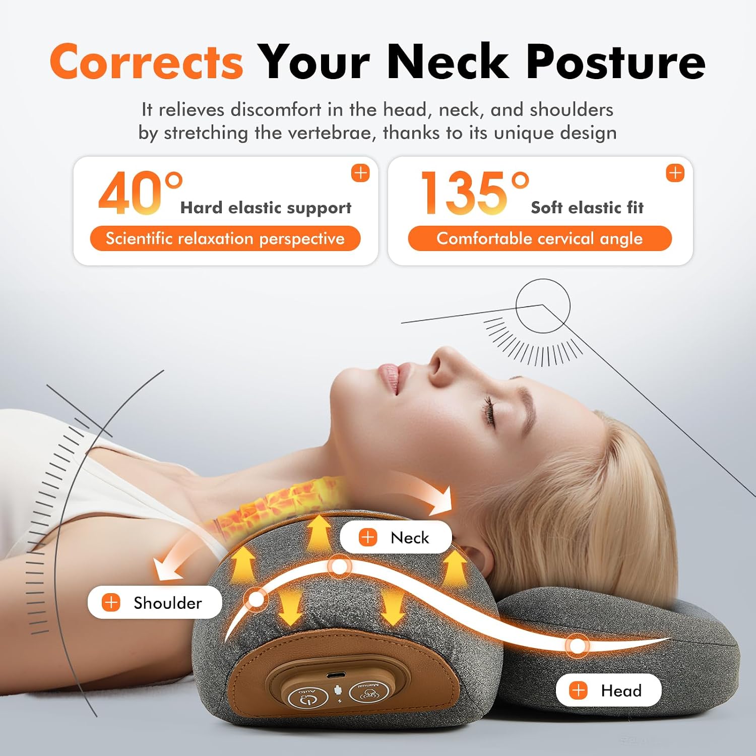 Almohada Masajeadora de Cuello - Neck Traction Pillow reseña y precio