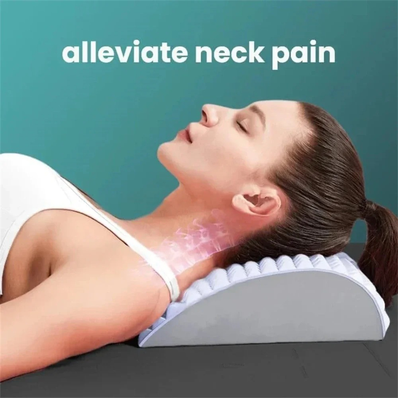 Almohada para Estirar la Espal - Neck Traction Pillow reseña y precio