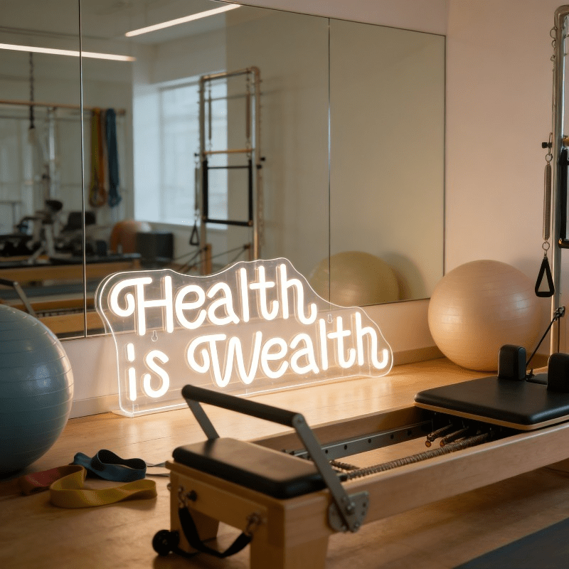 Letrero Luminoso LED de Neón ' - Health Wellness And Lifestyle reseña y precio