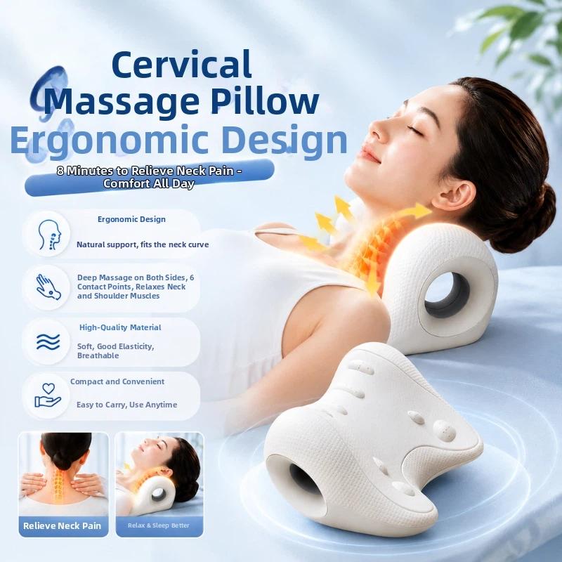 [CO]Almohada ergonómica de mas - Neck Traction Pillow reseña y precio